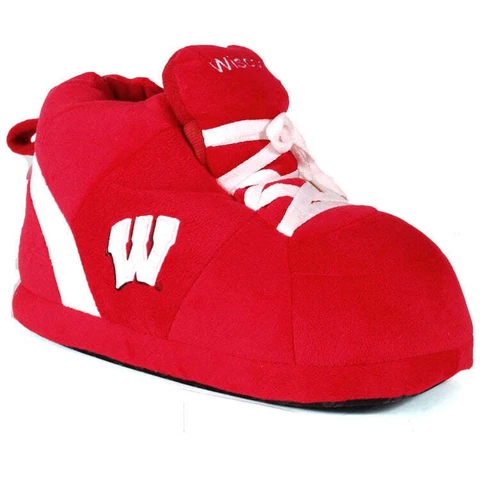 Wisconsin Badgers Original Comfy Feet Sneaker Slippers Cover