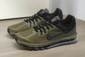 Nike Air Max 2013 Army green Men's Classic shoes New - Picture 1 of 6
