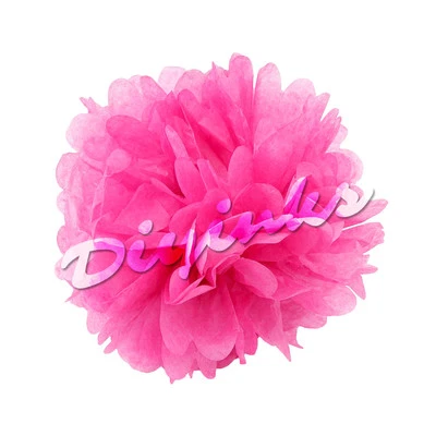 1 pieza Pompones de papel de pañuelo 8" 10" 12" 14" 16" Flor Boda Festival Fiesta Foto 1 de 3