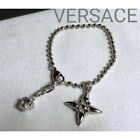 Gackt's Versace Gothic Cross x Medusa Logo Chain Bracelet