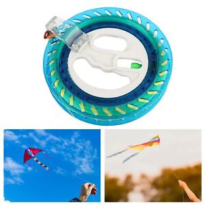 Kite Reel Blue Handle Flying Winder Tool Outdoor Kites Accessories With 200 IDS