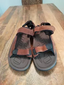 British Army - Military - MOD - Brown Suede Leather Sandals - Size 13m, NOS 2005 - Picture 1 of 5