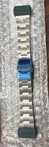 MiLTAT 22mm Universal Steel Watch Bracelet w/ Deployant Clasp MT.019S StrapCode - Picture 1 of 8