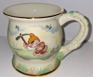 Vintage Lenox schneeweiß ""Sneezy"" Becher - Bild 1 von 5