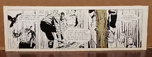 JUDD SAXON Daily Comic Strip Original Art 5-5-1961 KEN BALD Forest Guide - Picture 1 of 10