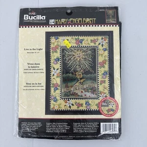 Bucilla Counted Cross Stitch Kit 43274 Mary Engelbreit Live in the Light New - Picture 1 of 9