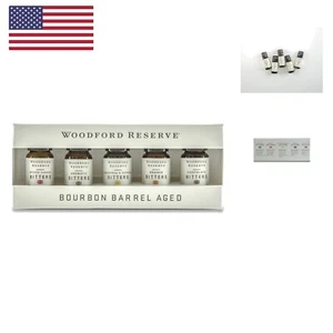 WOODFORD RESERVE BITTERS DRAM SET – FIVE PACK 10ML EACH - Picture 1 of 4