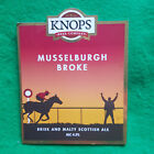 knops brewery pumpclip musselburgh broke horse racing theme  pumpclips scotland
