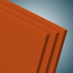 PVC-Hartschaumplatte 5mm Orange Wunschformat Zuschnitt, matte Oberfläche - Bild 1 von 1