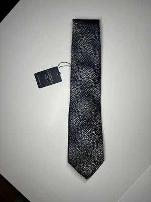 CHARLES TYRWHITT Blue & White Floral Tie NWT 100% Silk NEW 58” X 3.25” - Image 1 of 4