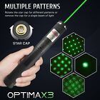 NEW OptimaX3 Green Laser Pointer with Rechargeable Battery [Free 2-Day Shipping]