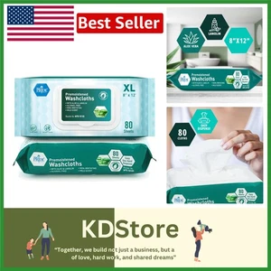 Toallitas prehumedecidas desechables Sensitive Skin XL - Pack de 80 - Imagen 1 de 7