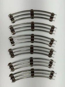 Lionel O Gauge 3 Rail 9" Curved Track 6 Pieces - Picture 1 of 9