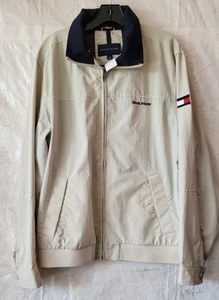 Tommy Hilfiger Jacket Men's Size Large Waterproof Full Zip - Picture 1 of 8