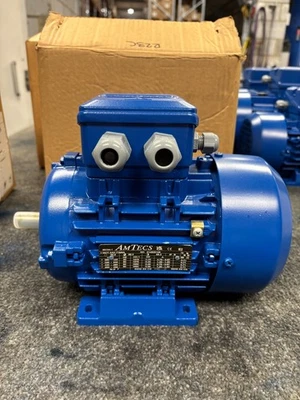 AMTECS MOTOR - 0.25KW - 1375RPM - 71 FRAME - FOOT MOUNT - 3 PHASE - IE2 - Image 1 of 3
