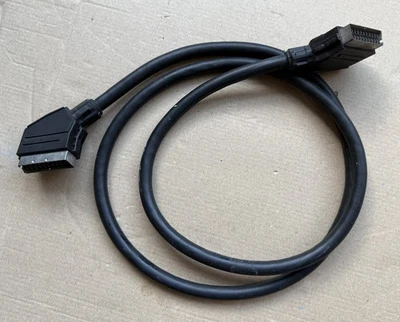 SCART Lead Male to Male (Fully Wired) - 1.4m (Black) - Image 1 of 4
