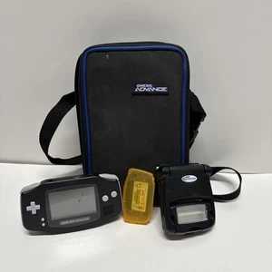 Nintendo Game Boy Advance - Black - Good Condition With Case & Dexter Lab Game - Picture 1 of 20