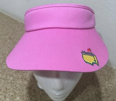Visera de golf Masters rosa algodón bordado logotipo sombrero para el sol para mujer Foto 1 de 4