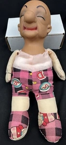 Mr Magoo Vinyl Head Plush Doll 14in Saturday Cartoons 1970s Retro VTG - Picture 1 of 20