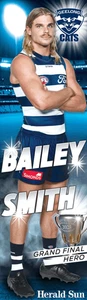 2025 Bailey Smith Geelong Cats AFL Grand Final Life-Size Poster - 207cm x 60cm - Picture 1 of 3