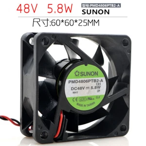 Ventilador de refrigeración de 2 cables SUNON PMD4806PTB2-A 6025 48V 5,8W 6CM - Imagen 1 de 5
