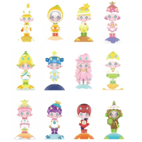 Genuine POPMART ZOE Fruit Planet Series Confirmation Blind Box Action Figures Cover