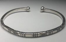 Sterling silver tuareg bracelet FOUND WITH METAL DETECTOR 11 grams open bracelet