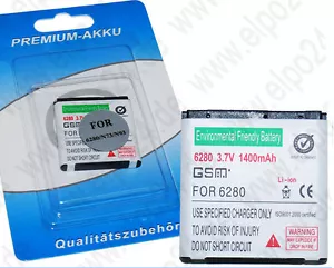 NEUF Li-Ion batterie pour Nokia 3250/N77/N93/250/6151/6233/6234/Smartphone 9300/ - Zdjęcie 1 z 2