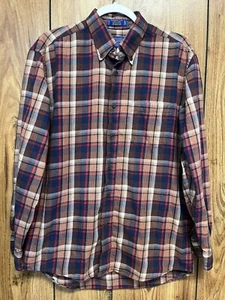 Pendleton Flanellhemd Medium Baumwoll-Wollmischung Canterbury Stoff Knopfleiste - Bild 1 von 4
