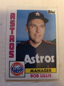 1984 TOPPS BOB LILLIS #441 NM  