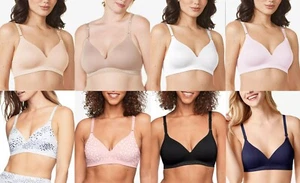 Warner's Warners Cloud 9 Super Soft Wireless Lightly Lined Comfort Bra 1269 - Picture 1 of 28