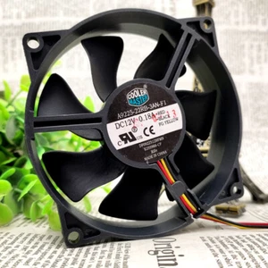 1 pcs Cooler Master A9225-22RB-3AN-F1 9cm 12V 0.18A 3-wire round fan 9025 - Picture 1 of 2