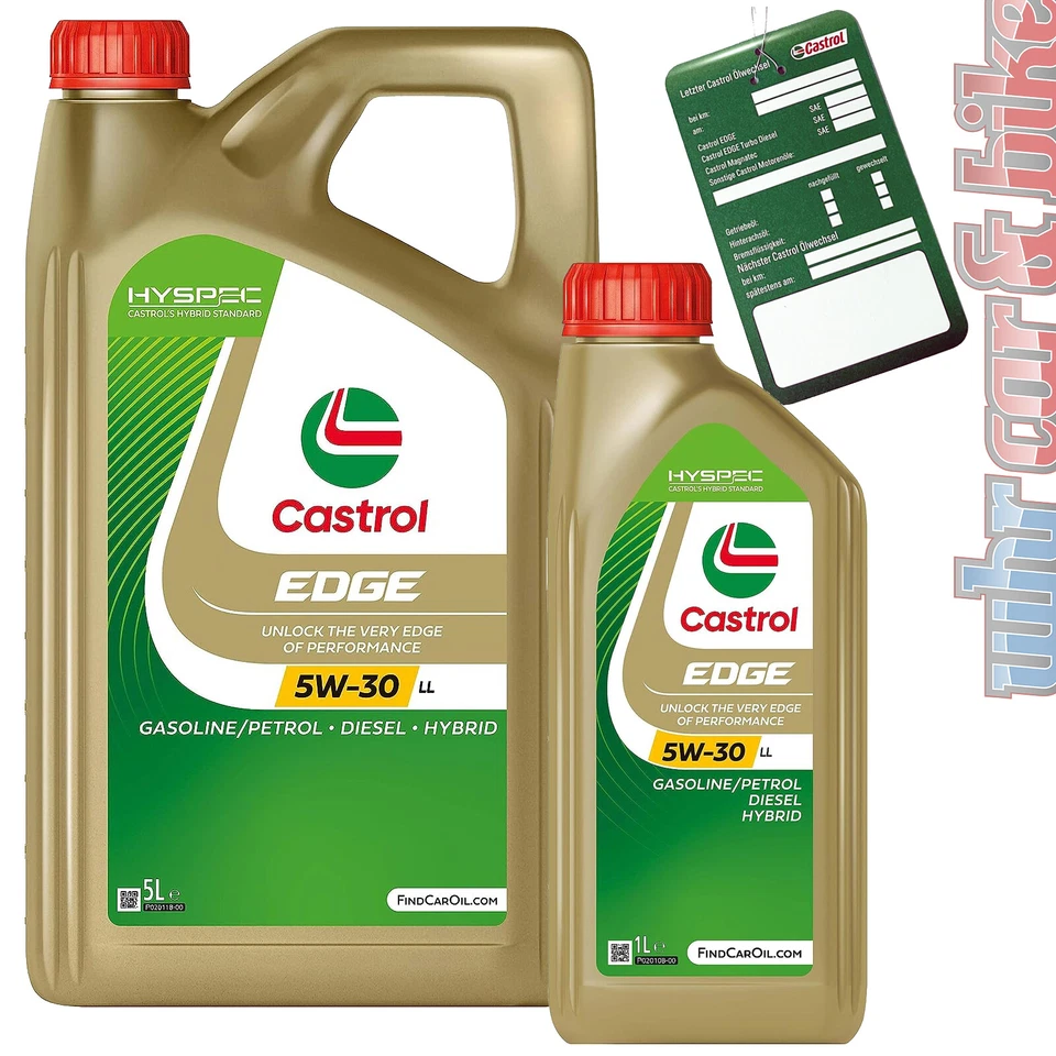 Castrol Motoröl EDGE 5W-30 LL 6L VW 50400 50700 MB 229.31 229.51 BMW LL-04 C30 - Bild 1 von 1