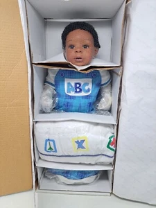 Laura Tuzio-Ross Baby Boy Doll -Derek - Danbury Mint - Picture 1 of 6