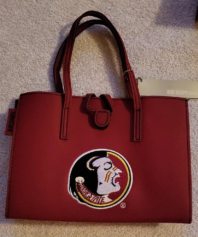 FSU Florida State Seminoles Embroidered Game Purse Handbag By Alan Stuart NEW Cover