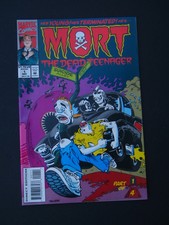 Mort The Dead Teenager #1 & #3 VF/NM 1993 Lot of 2 High Grade Marvel Comic Books