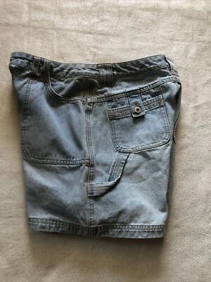 Pantalones cortos de mezclilla para mujer Sonoma Denin azules con botones a presión 100 % algodón talla 10 Foto 1 de 4