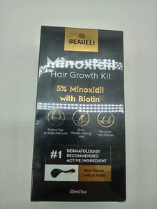 NEW Beaueli 5% Minoxidil for Men and Women Hair Growth Serum biotin treatment - Picture 1 of 5