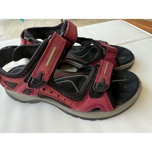 Ecco womens sandals size 36 yucatan receptor red - Picture 1 of 11