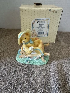 Cherished Teddies #103810 JENNIFER "Gathering The Blooms Of Friendship" 1994 - Picture 1 of 7