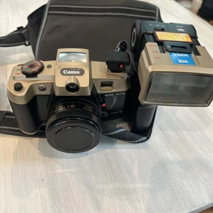 Vintage Canon Motor Drive Unit and Case fo Film Camera w/ light - Bild 1 von 10