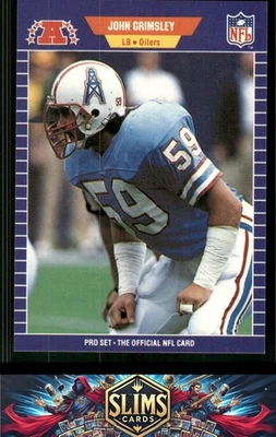 1989 Pro Set #144 John Grimsley - Image 1 of 2