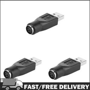 2pcs PS/2 Female to USB Male Adapter Converter Splitter Connector for PC - Afbeelding 1 van 6