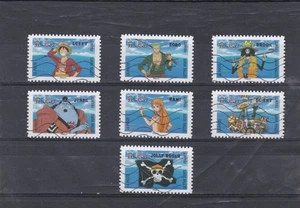 FRANCE 2025 ON PIECE LOT DE 7 TIMBRES ADHESIFS OBLITERES - Picture 1 of 1