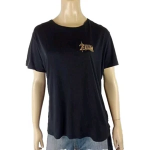 THE LEGEND OF ZELDA ladies size XL tshirt black Breath Of The Wild video gamer - Picture 1 of 9