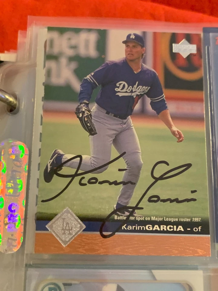 KARIM GARCIA AUTOGRAPHED SIGNED 1997 UPPER DECK CARD - Image 1 of 1