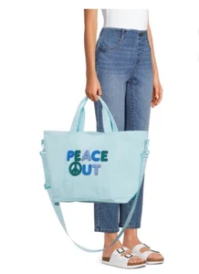 NEW Brand No Boundaries No Boundaries Women's Tote Bag blue - Picture 1 of 4