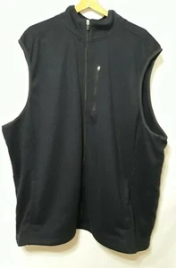 Chaleco de lana negro Urban Frontier para hombre 2X chaqueta con cremallera frontal nuevo con etiquetas - Imagen 1 de 3