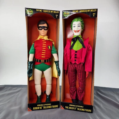Бэтмен 1966 классический ТВ-сериал ДЖОКЕР и РОБИН 17» говорить фигурка набор DC новый - Изображение 1 из 4