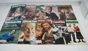 AMERICAN FILM MAGAZINE 1980 10 ISSUE COMPLETE YEAR SET Full Run - Picture 1 of 4